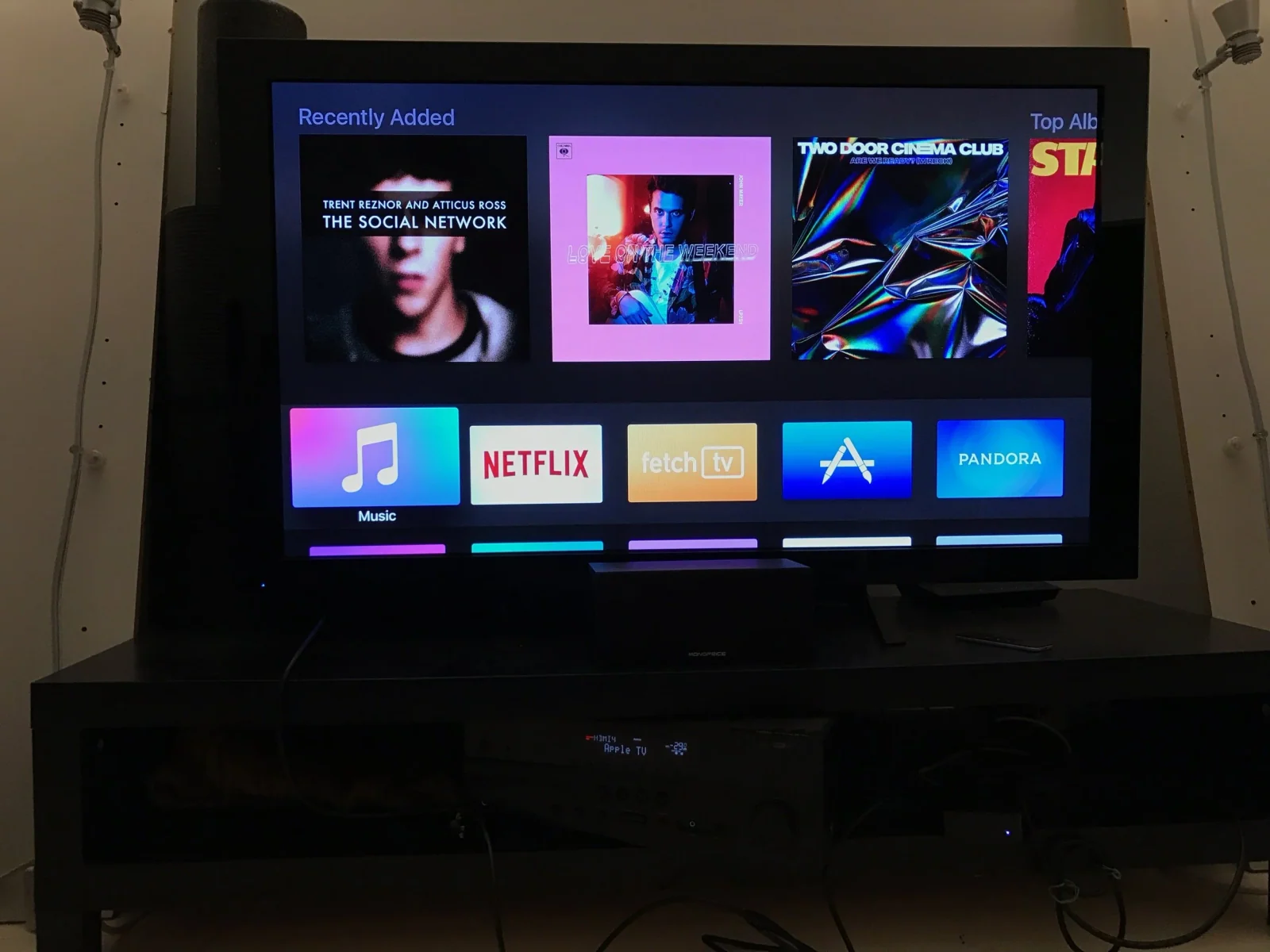  A working, 1080p signal with 5.1 audio from my Apple TV 4th Gen, via my Yamaha Receiver 