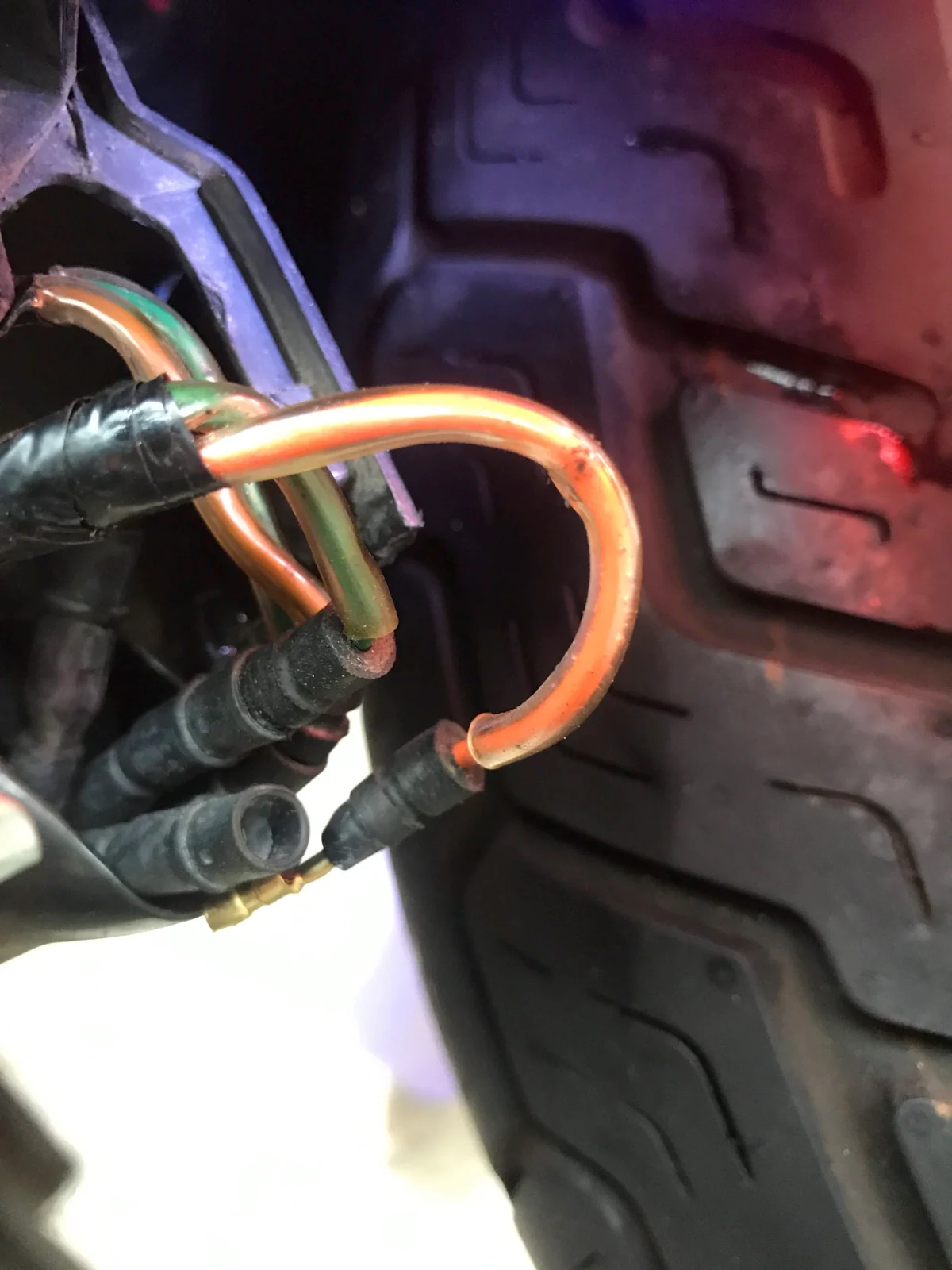 Replacing the rear lights is a wiring nightmare on my Honda Rebel