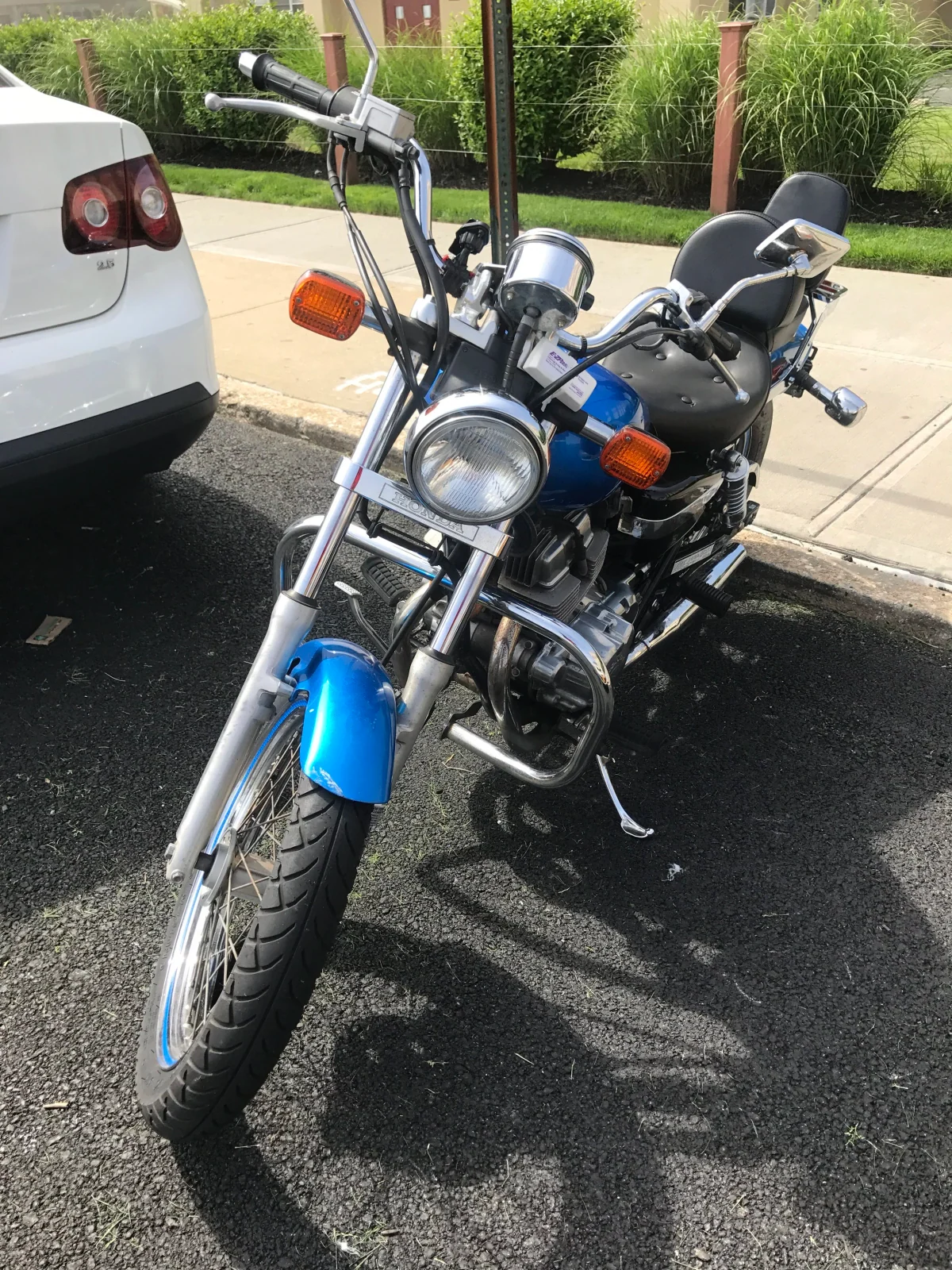 Mounting an EZ-Pass toll reader on my Honda Rebel 250